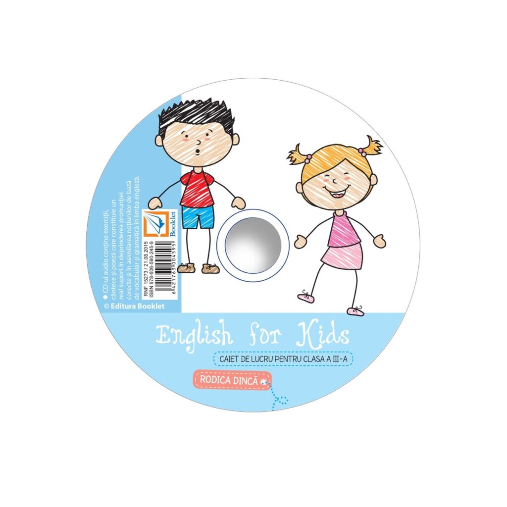 CD audio English for kids - clasa a III-a - Editura Booklet