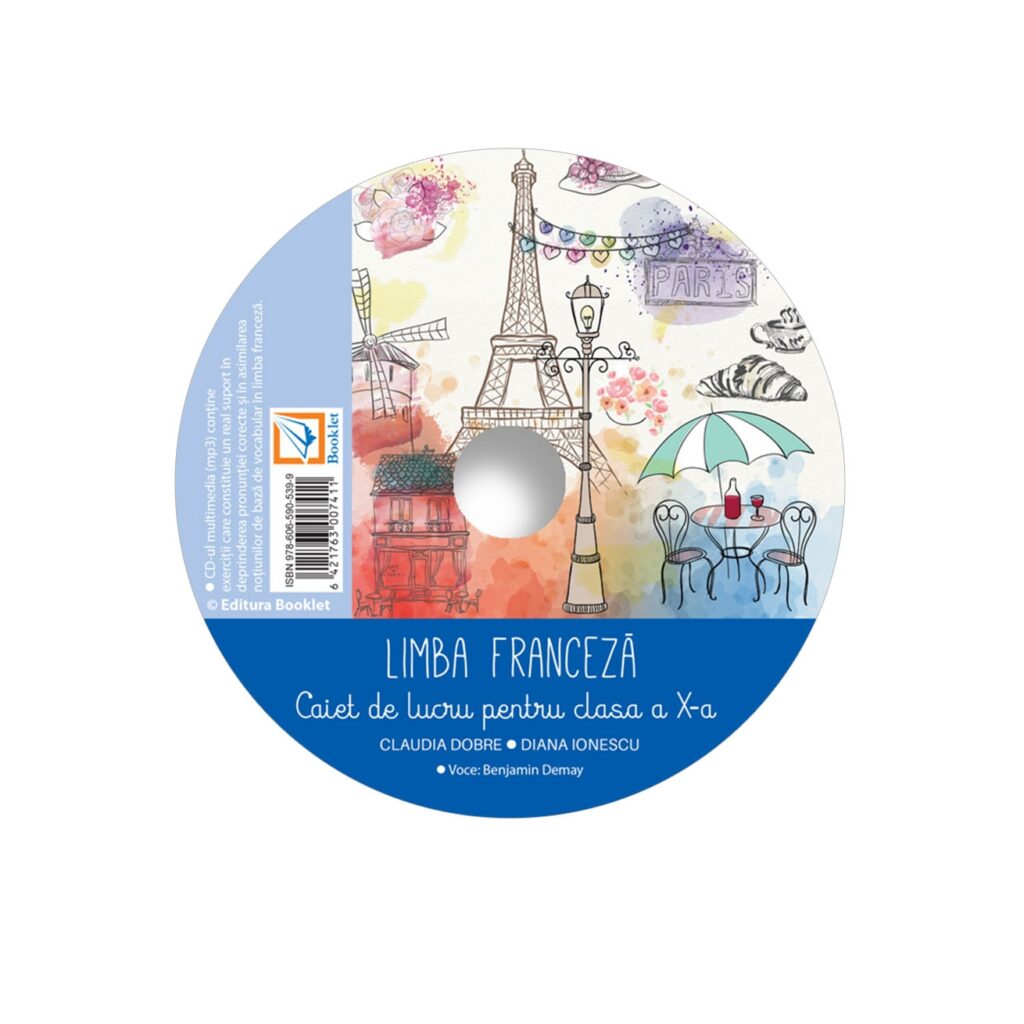 CD audio pentru Limba franceză – caiet de lucru pentru clasa a X-a