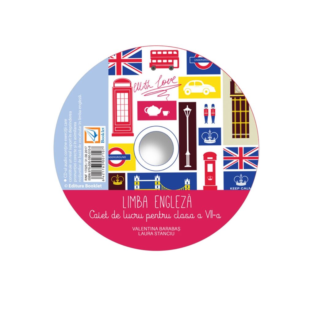 CD audio pentru Limba engleză – caiet de lucru pentru clasa a VII
